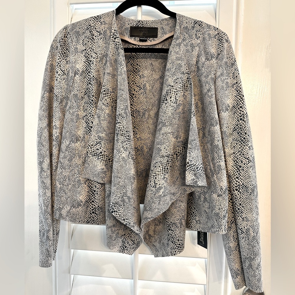 NWT Snake print jacket by BLANKNYC